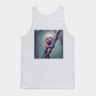 Pink little monkey Tank Top